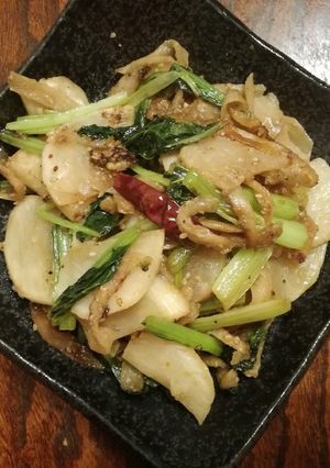 切り干し大根と蕪の炒めもの。-レシピのメイン写真