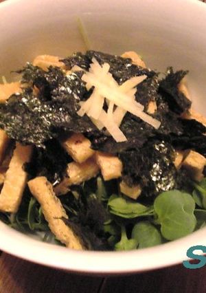 簡単♪かいわれと油揚げ～☆-レシピのメイン写真