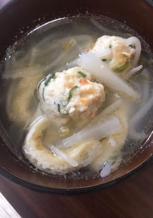 大根おろし汁の鶏スープ-レシピのメイン写真