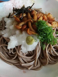 おろし蕎麦 ~手作りなめこのつくだ煮で~-レシピのメイン写真