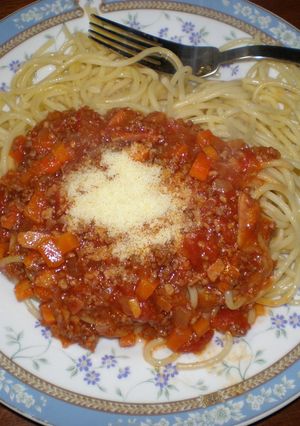 定番中の定番！ミートソーススパゲッティー-レシピのメイン写真