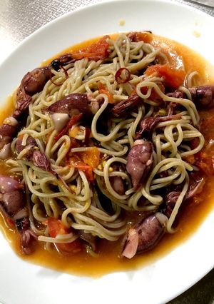 トマトとホタルイカの冷たい蕎麦-レシピのメイン写真