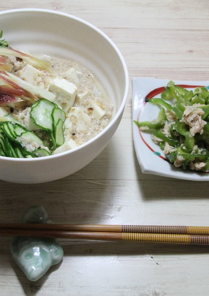 アジの開きの冷や汁-レシピのメイン写真