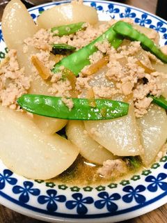 白だしを使った大根そぼろ煮-レシピのメイン写真