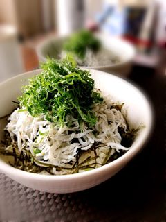 簡単♪大葉と甘酢しょうがのしらす丼-レシピのメイン写真
