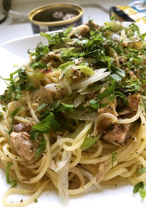 鯖缶スパゲッティ-レシピのメイン写真