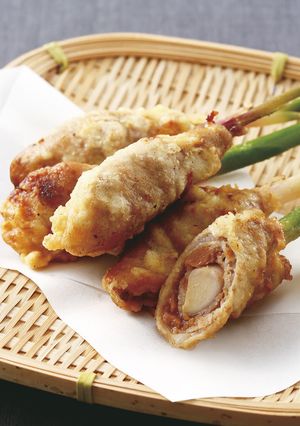 葉生姜の肉巻天ぷら-レシピのメイン写真