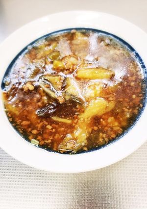 なすとピーマンのスタミナスープ-レシピのメイン写真