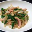 いかの塩辛の野菜炒め