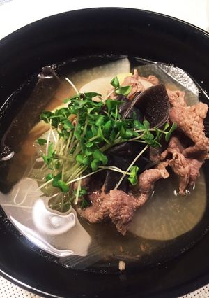 美味しい！牛すじとキクラゲのスープ-レシピのメイン写真