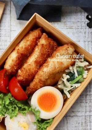 お弁当にも！鶏むね肉のチキンカツ-レシピのメイン写真