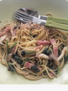 麺つゆで超簡単❁⃘和風パスタ-レシピのメイン写真