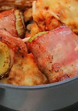 簡単で美味しい✨長ねぎのベーコン巻き揚げ-レシピのメイン写真