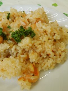炊飯器で簡単!あさトマピラフ-レシピのメイン写真