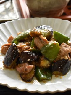 ご飯がススム♪ナスと豚肉のピリ辛みそ炒め-レシピのメイン写真