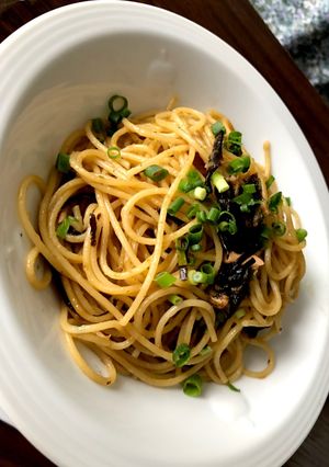 海苔佃煮と塩昆布のツナオイルパスタ-レシピのメイン写真