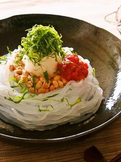 梅おろし納豆マロニー-レシピのメイン写真