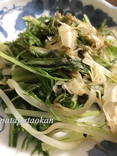 水菜とモヤシのおかか和え-レシピのメイン写真