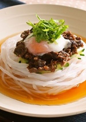 スタミナ牛肉冷やしマロニー-レシピのメイン写真