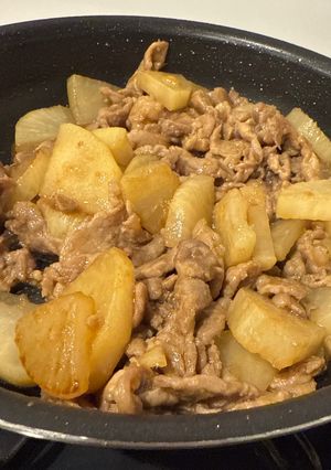 豚肉と大根炒め-レシピのメイン写真
