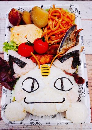 ポケモン ニャース♪♪キャラ弁♪♪-レシピのメイン写真