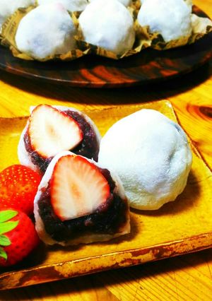 いちご大福-レシピのメイン写真