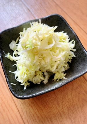 即席1分☆包丁いらずのおつまみキャベツ-レシピのメイン写真