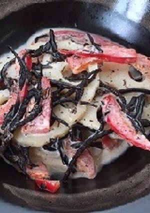 れんこんとひじきのサラダ（透析食）-レシピのメイン写真