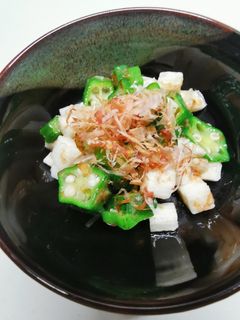 おくらと長芋のおかか和え-レシピのメイン写真