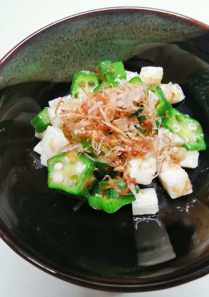 おくらと長芋のおかか和え-レシピのメイン写真