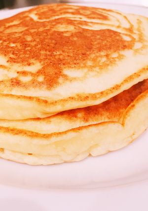 ふわふわもちもち簡単ホットケーキ-レシピのメイン写真
