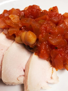 サラダチキンのトマトソースがけ-レシピのメイン写真