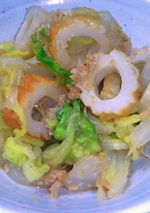 白菜とちくわの山わさびあえ-レシピのメイン写真