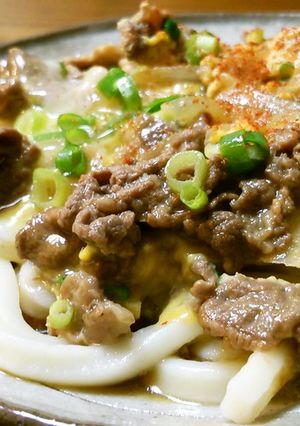 牛玉うどん!-レシピのメイン写真