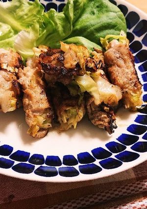 キャベツもりもり豚肉巻き-レシピのメイン写真