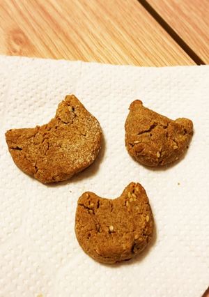 玄米粉とゴマのクッキー-レシピのメイン写真