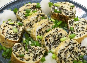 芽ヒジキたっぷりの味付きだし巻き卵-レシピのメイン写真