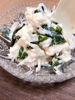 豆腐の味噌マヨ胡麻和え-レシピのメイン写真