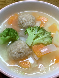 冷凍鶏団子で簡単!野菜スープ☆-レシピのメイン写真