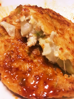 鶏むね肉とキャベツつくねキムチ焼き♪-レシピのメイン写真