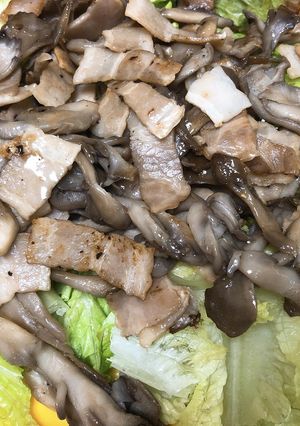 ベーコンと舞茸炒めペコリーノチーズがけ-レシピのメイン写真