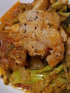 【トマト缶で!】豚のトマト煮-レシピのメイン写真