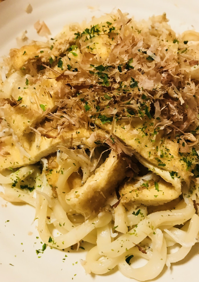 薄揚げ＆しらすの炒めうどん-レシピのメイン写真