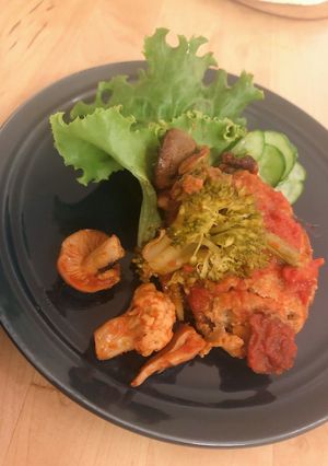 簡単★豆腐とひき肉と玉ねぎでハンバーグ！-レシピのメイン写真