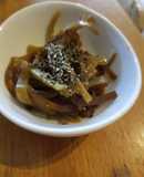 茎レタス（やまくらげ）の醤油漬け