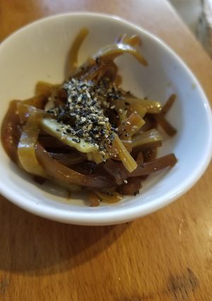 茎レタス（やまくらげ）の醤油漬け-レシピのメイン写真