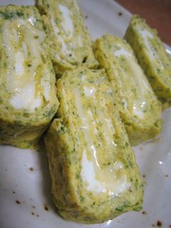 お弁当に★青のりとチーズの卵焼き-レシピのメイン写真