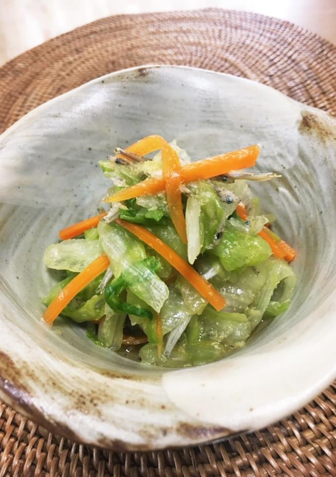 レタスの生姜酢和え-レシピのメイン写真