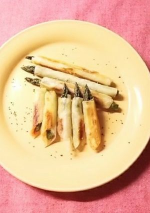 アスパラの春巻き-レシピのメイン写真
