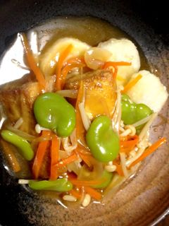 長芋と厚揚げの野菜あんかけ♪-レシピのメイン写真